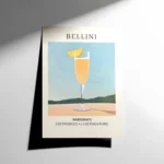 Bellini Cocktail Poster