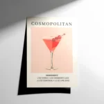 Cosmopolitan Cocktail Poster