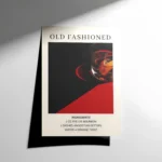 Old Fashioned Cocktail Poster