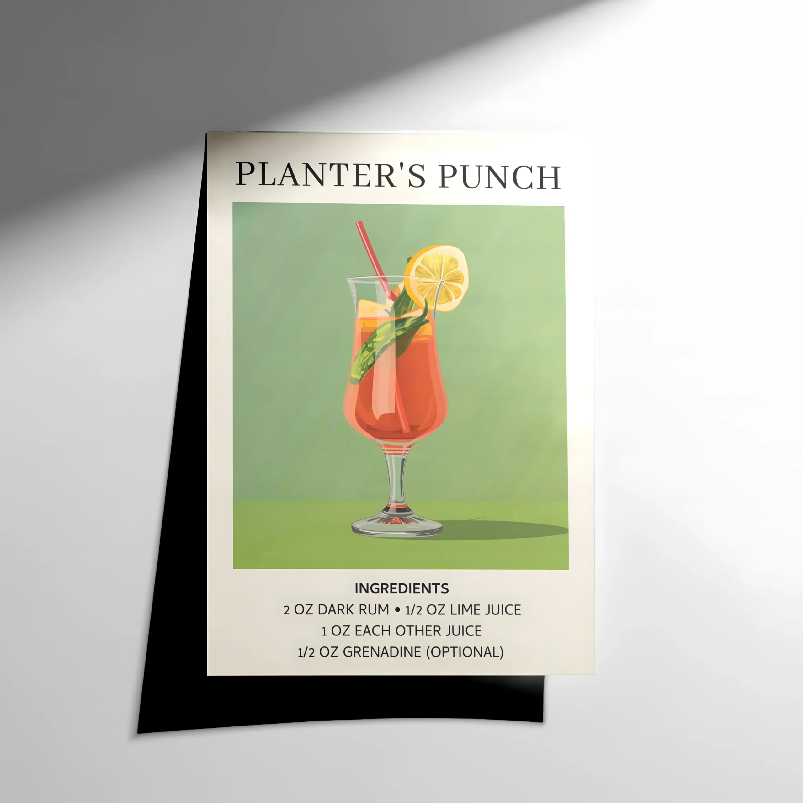 10023 Planter's Punch Poster - Görsel 1