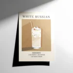 White Russian Poster