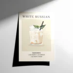 White Russian Poster