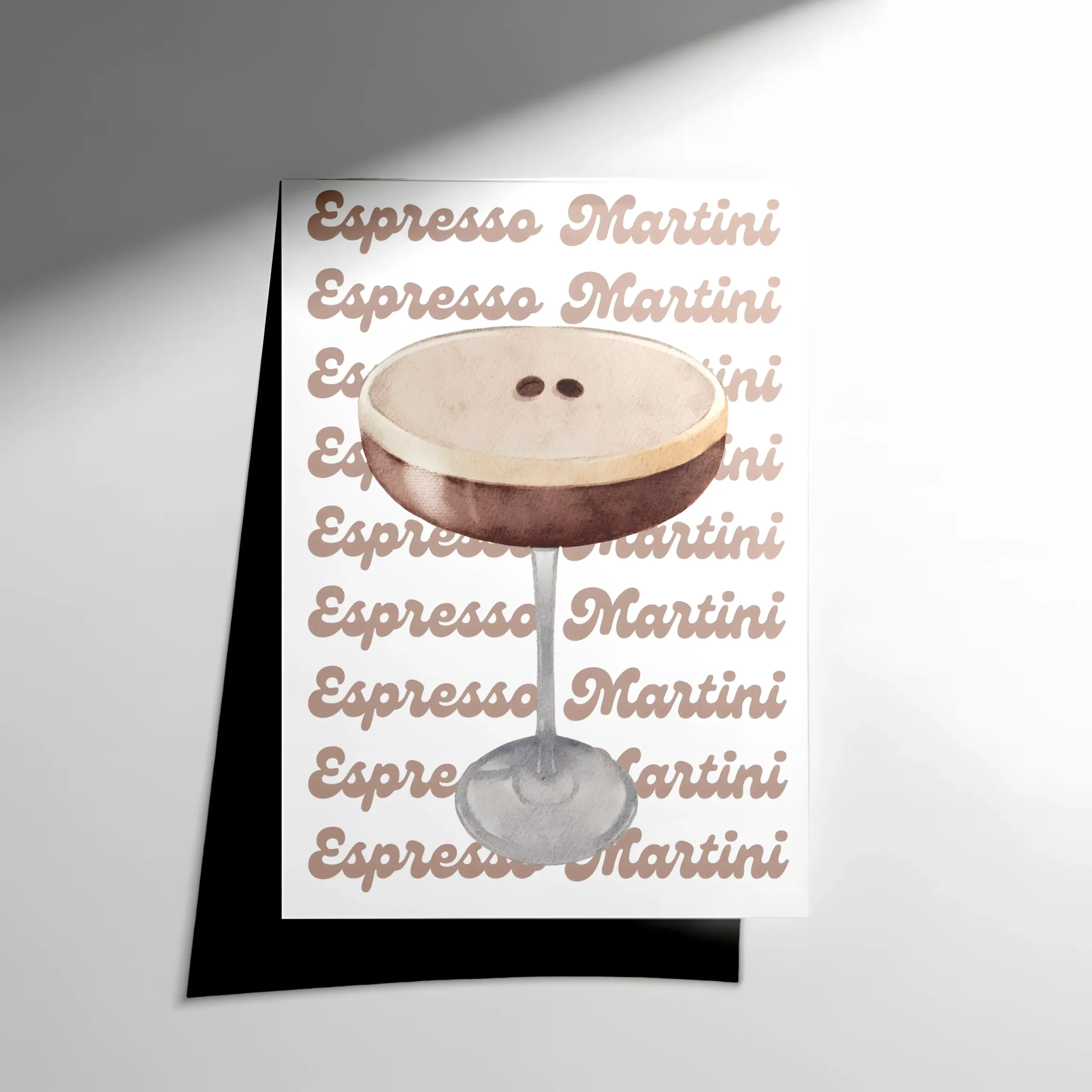 10033 Espresso Martini Cocktail Poster - Görsel 1
