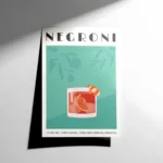 Negroni Cocktail Poster