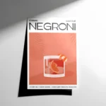 Negroni Cocktail Poster