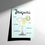 Daiquiri Cocktail Poster