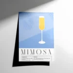 Mimosa Cocktail Poster