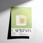 Caipirinha Cocktail Poster