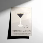 Espresso Martini Cocktail Poster