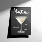 Martini Cocktail Poster