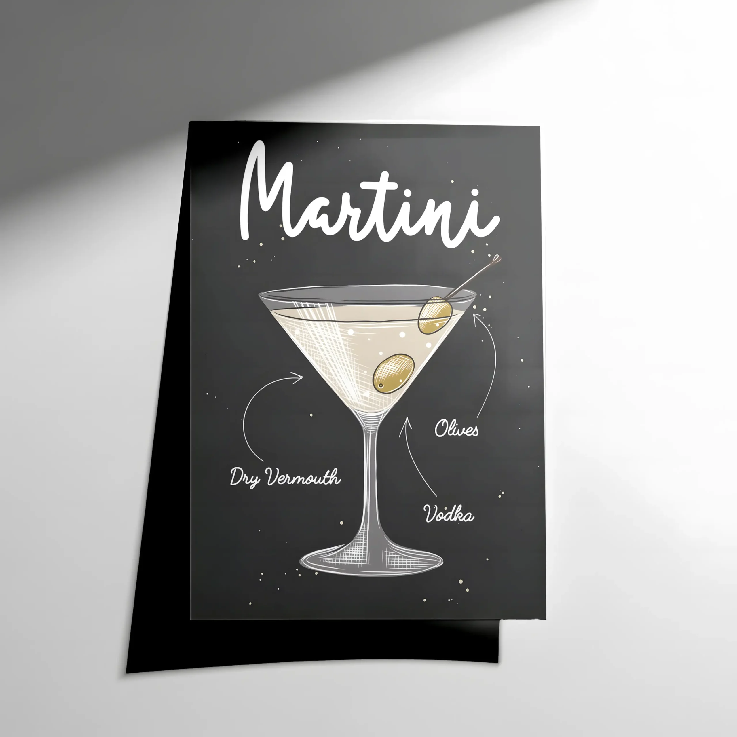 10060 Martini Cocktail Poster - Görsel 1