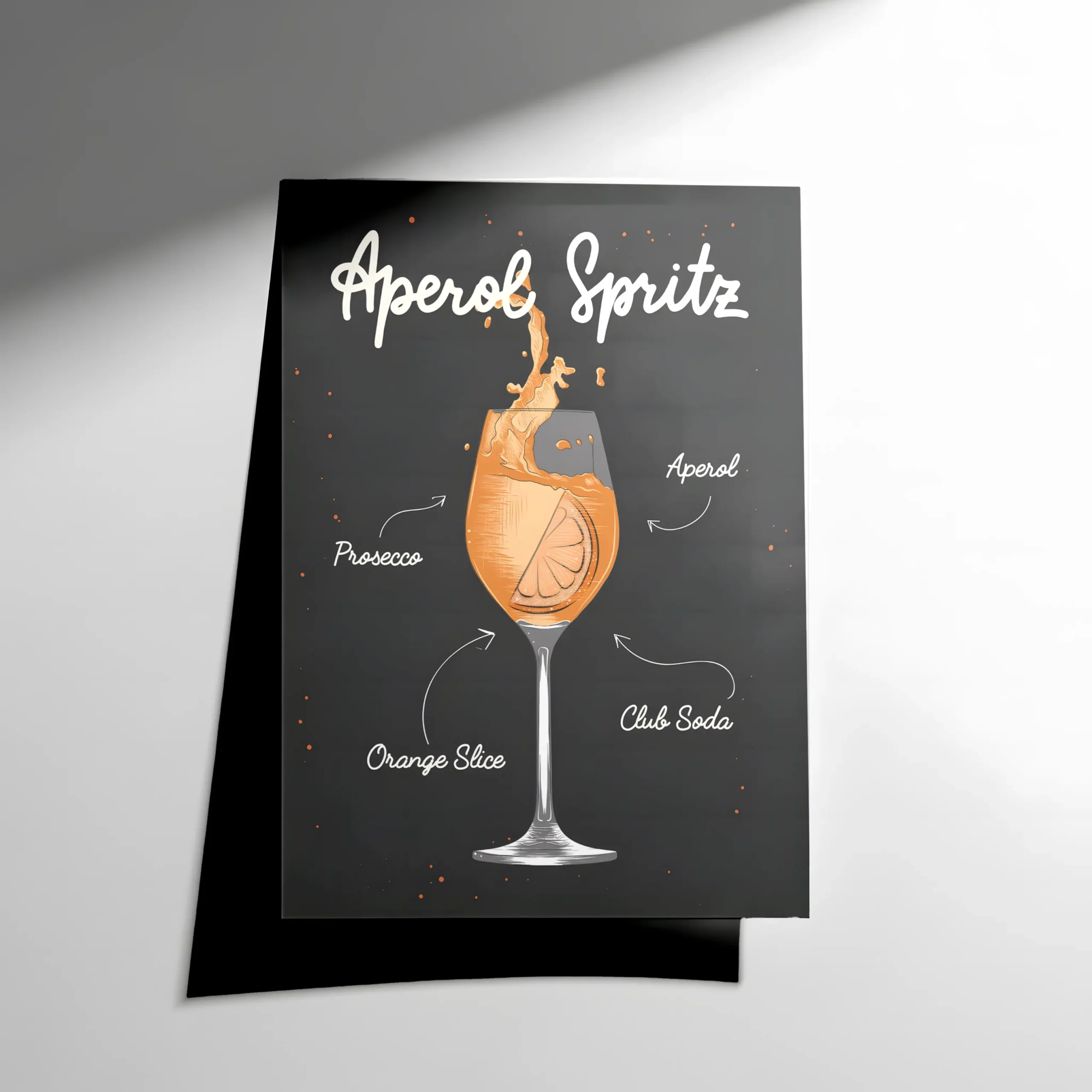 10064 Aperol Spritz Cocktail Poster - Görsel 1