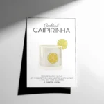 Caipirinha Cocktail Poster
