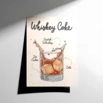 Whiskey Coke Cocktail Poster