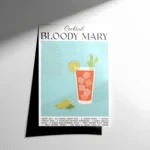 Bloody Mary Cocktail Poster