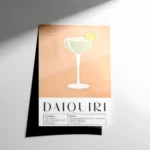 Daiquiri Cocktail Poster