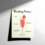 Strawberry Mimosa Poster