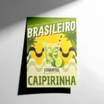 Caipirinha Cocktail Poster