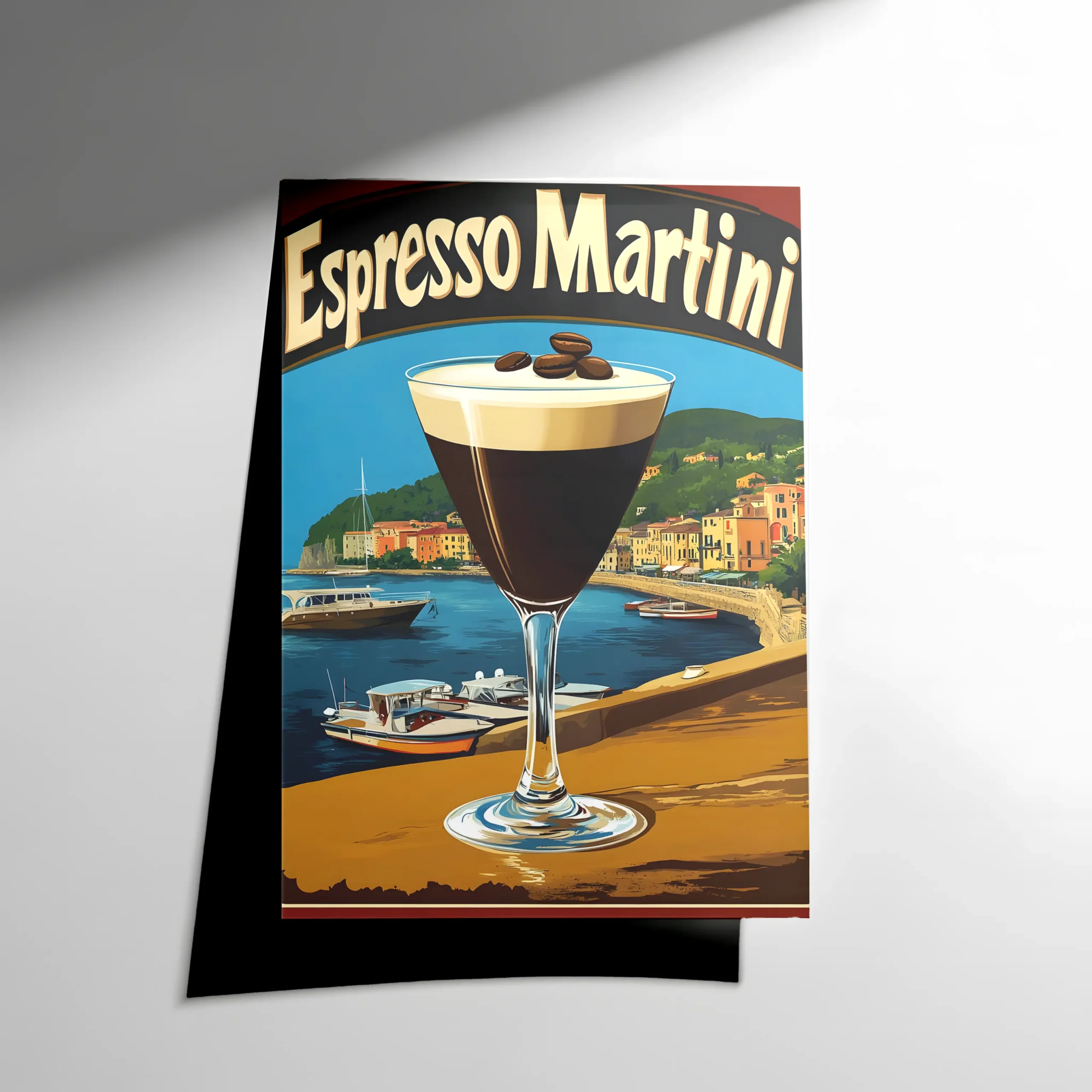 10096 Espresso Martini Cocktail Poster - Görsel 1