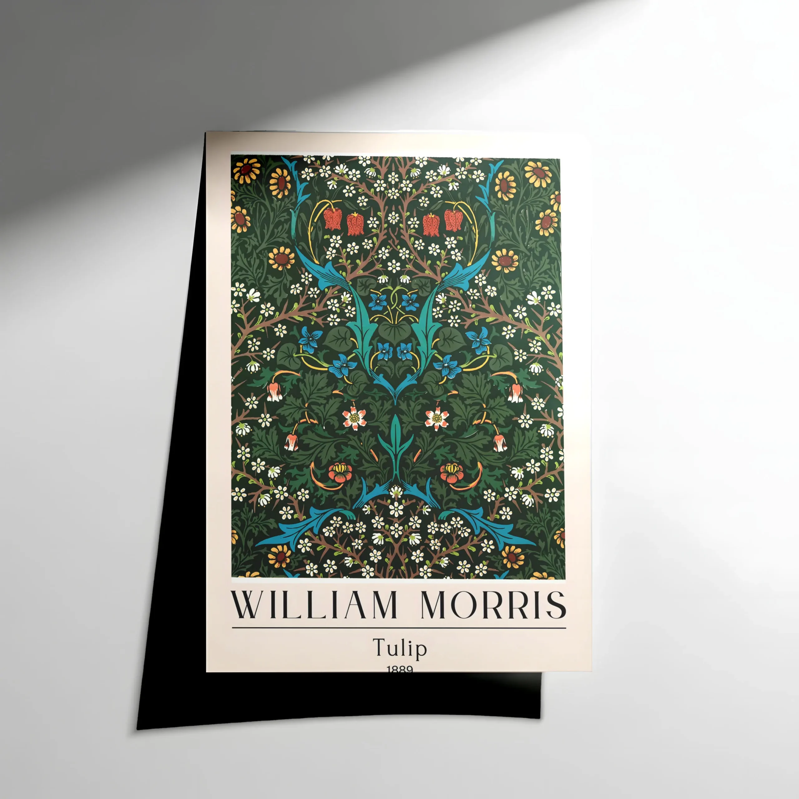 10098 William Morris Tulip Poster - Görsel 1