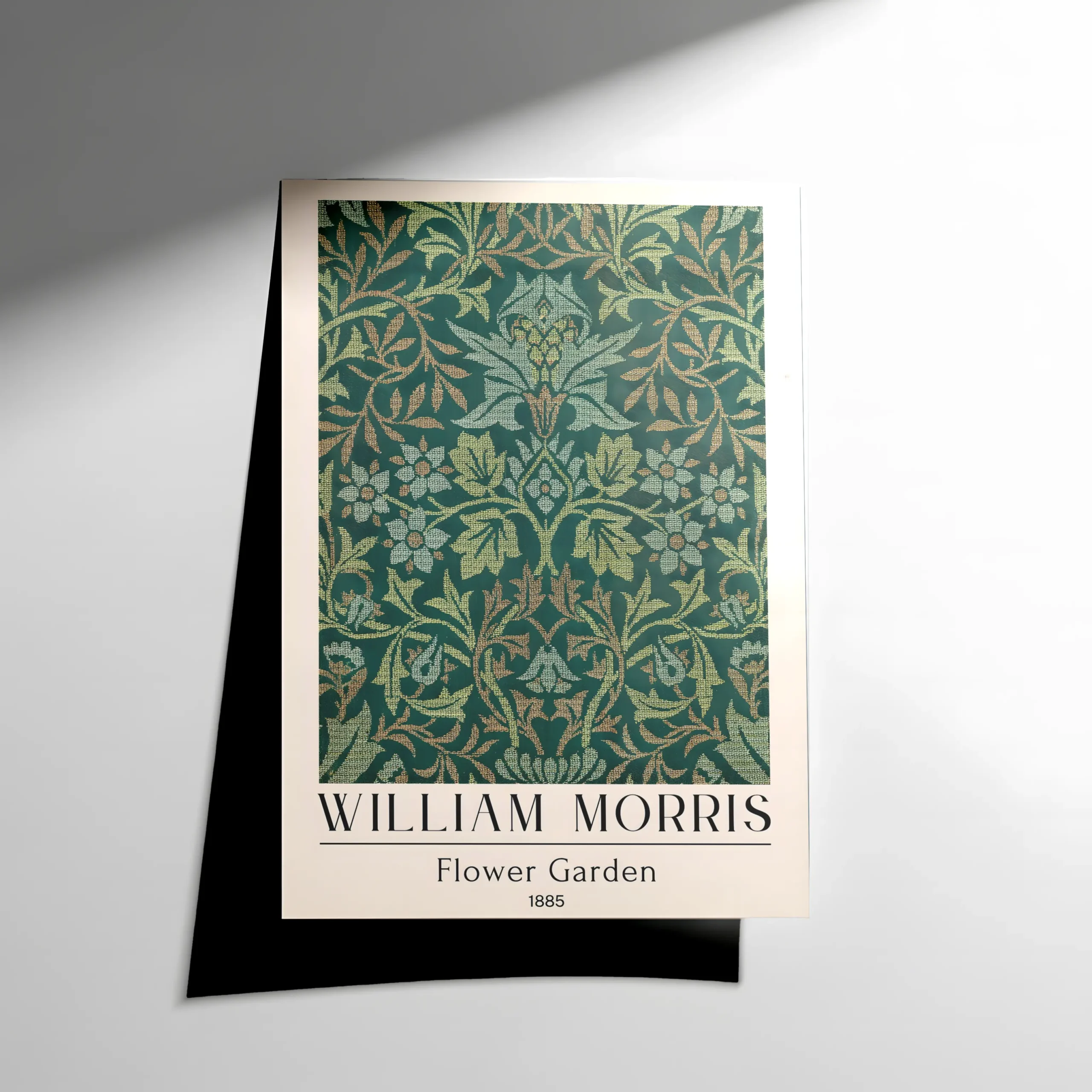 10106 (1) William Morris Flower Garden Pattern Poster - Görsel 1