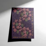 William Morris Apple Pattern Poster