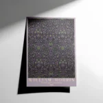 William Morris Violet and Columbine Pattern Poster