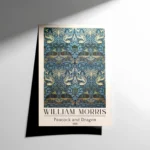 William Morris Peacock and Dragon Pattern Poster