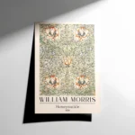 William Morris Honeysuckle Pattern Poster