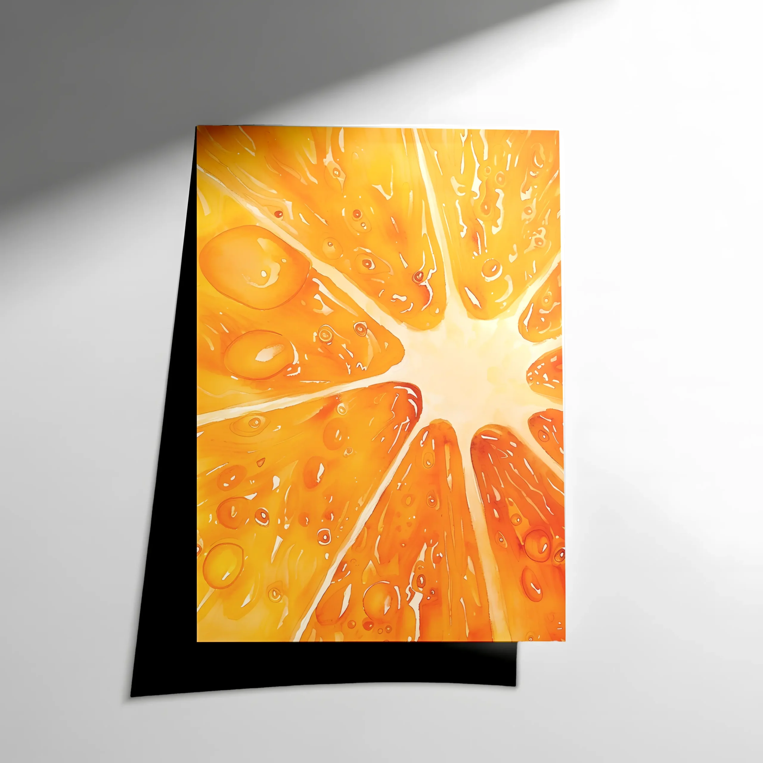 10139 Orange Poster - Görsel 1