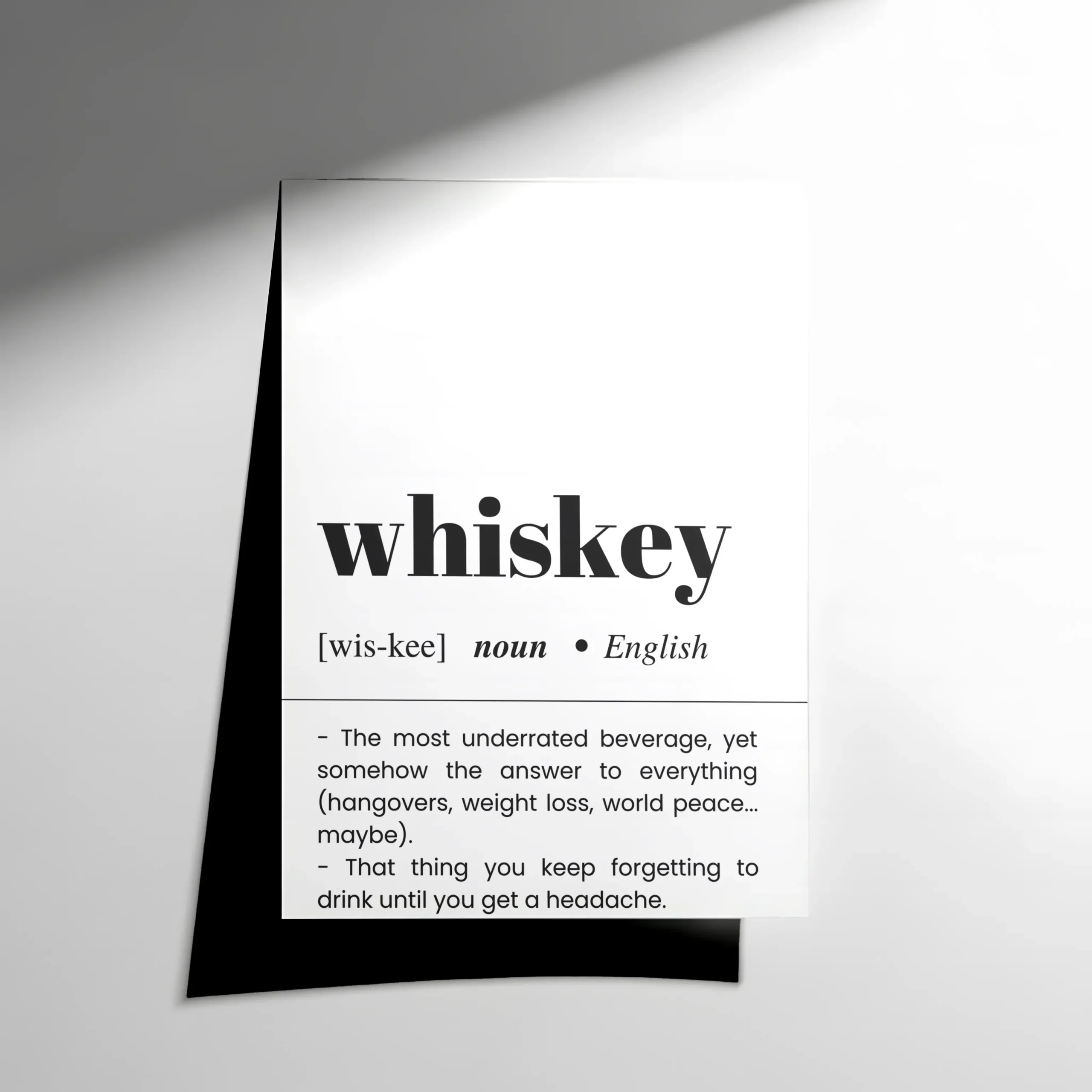 10140 Whiskey Poster - Görsel 1