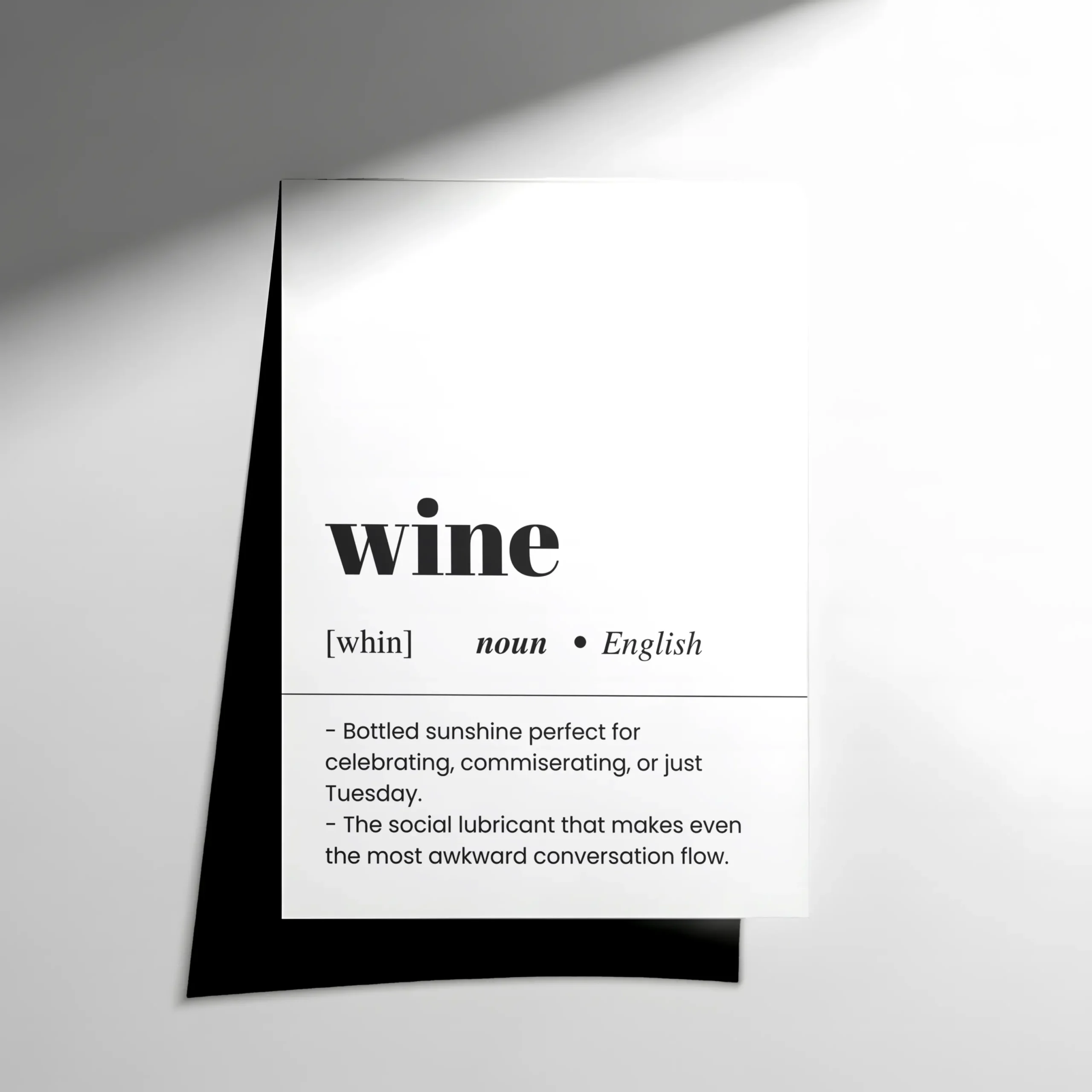 10142 Wine Poster - Görsel 1