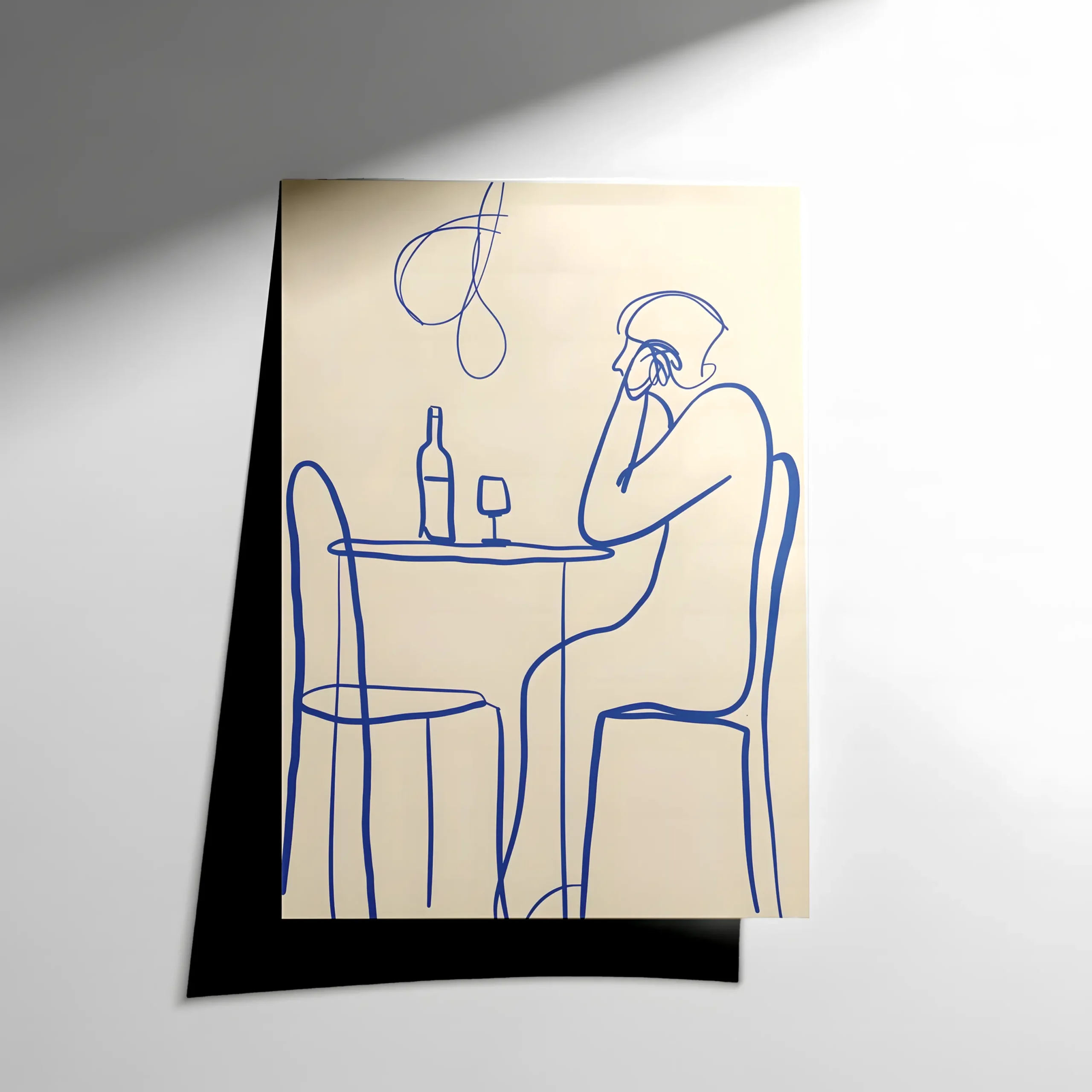 10161 Line Art Poster - Görsel 1