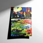 Wassily Kandinsky – Munich-Schwabing ve St. Ursula Kilisesi Poster