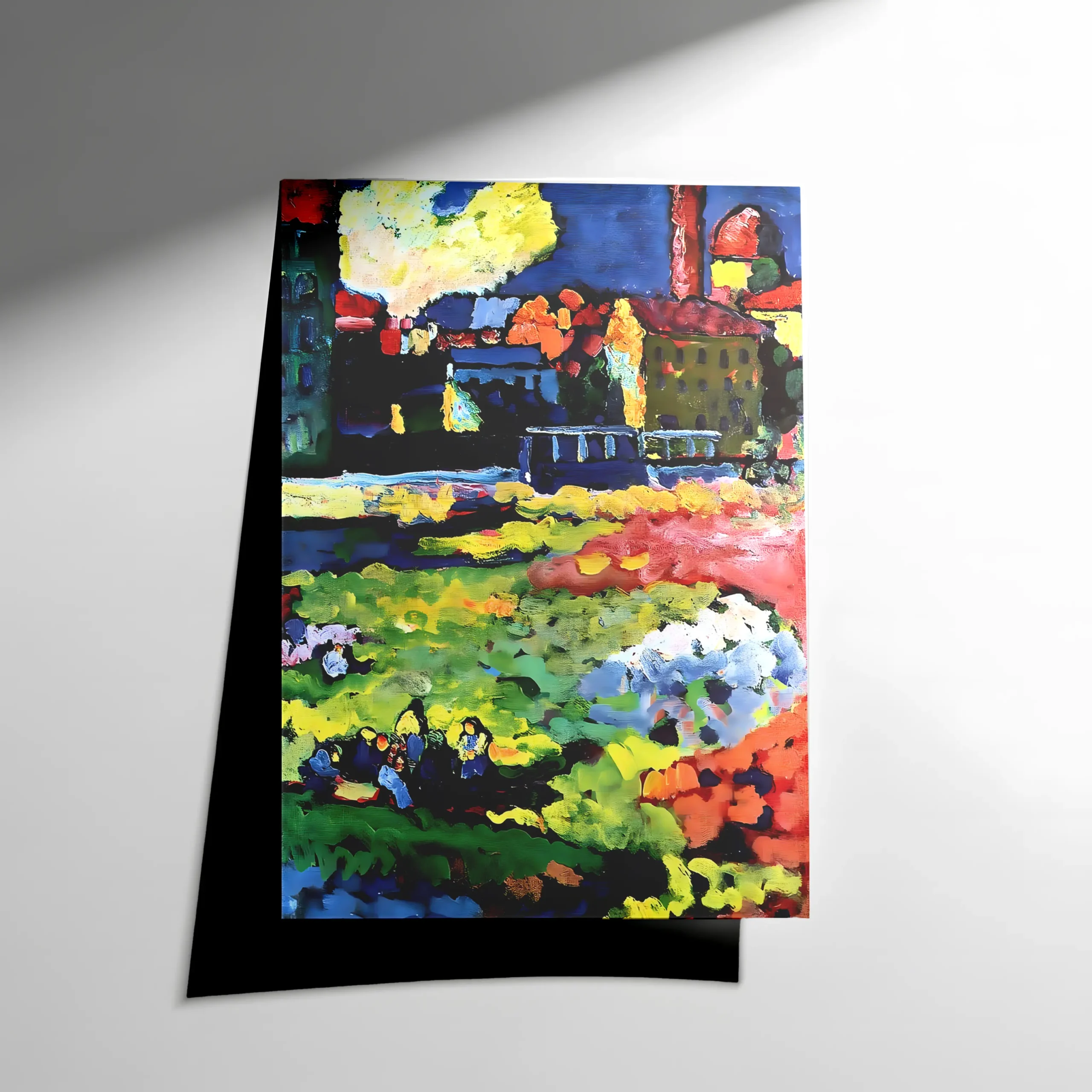 10202 Wassily Kandinsky – Munich-Schwabing ve St. Ursula Kilisesi Poster - Görsel 1