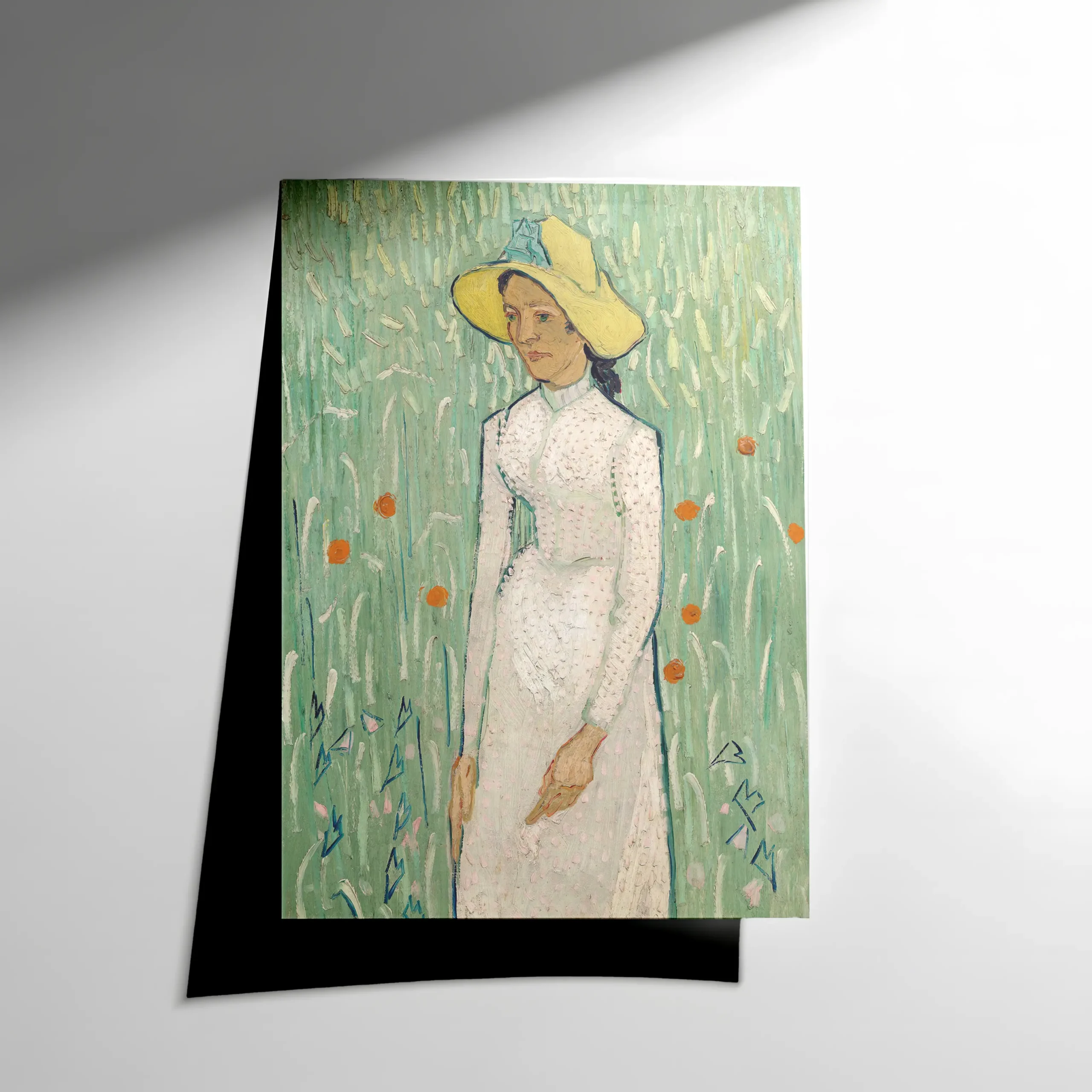 10207 Vincent van Gogh – Beyazlı Kız Portresi Poster - Görsel 1