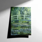 Claude Monet – Nilüfer Havuzu Üzerinde Köprü Poster