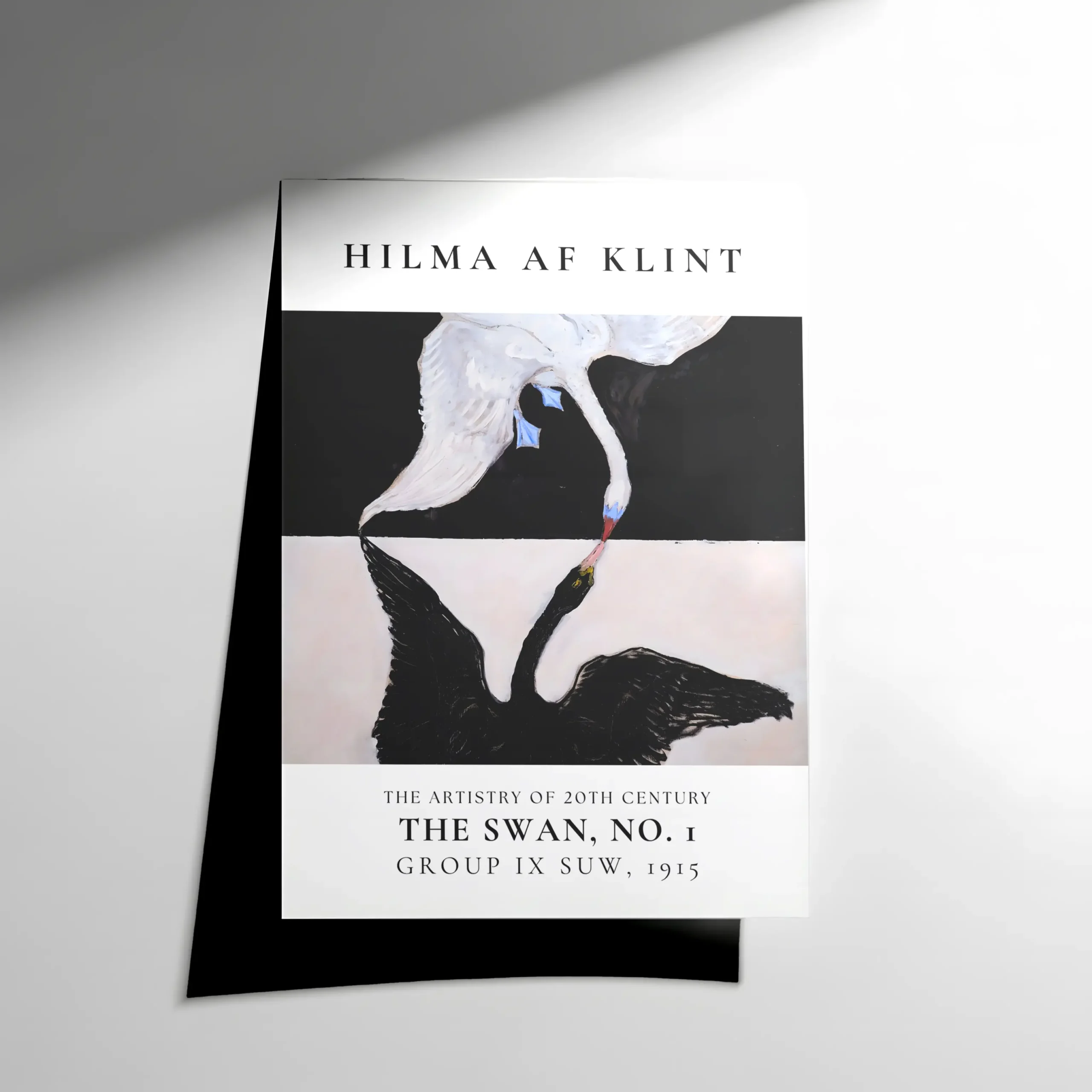 10219 Hilma af Klint – The Swan Poster - Görsel 1