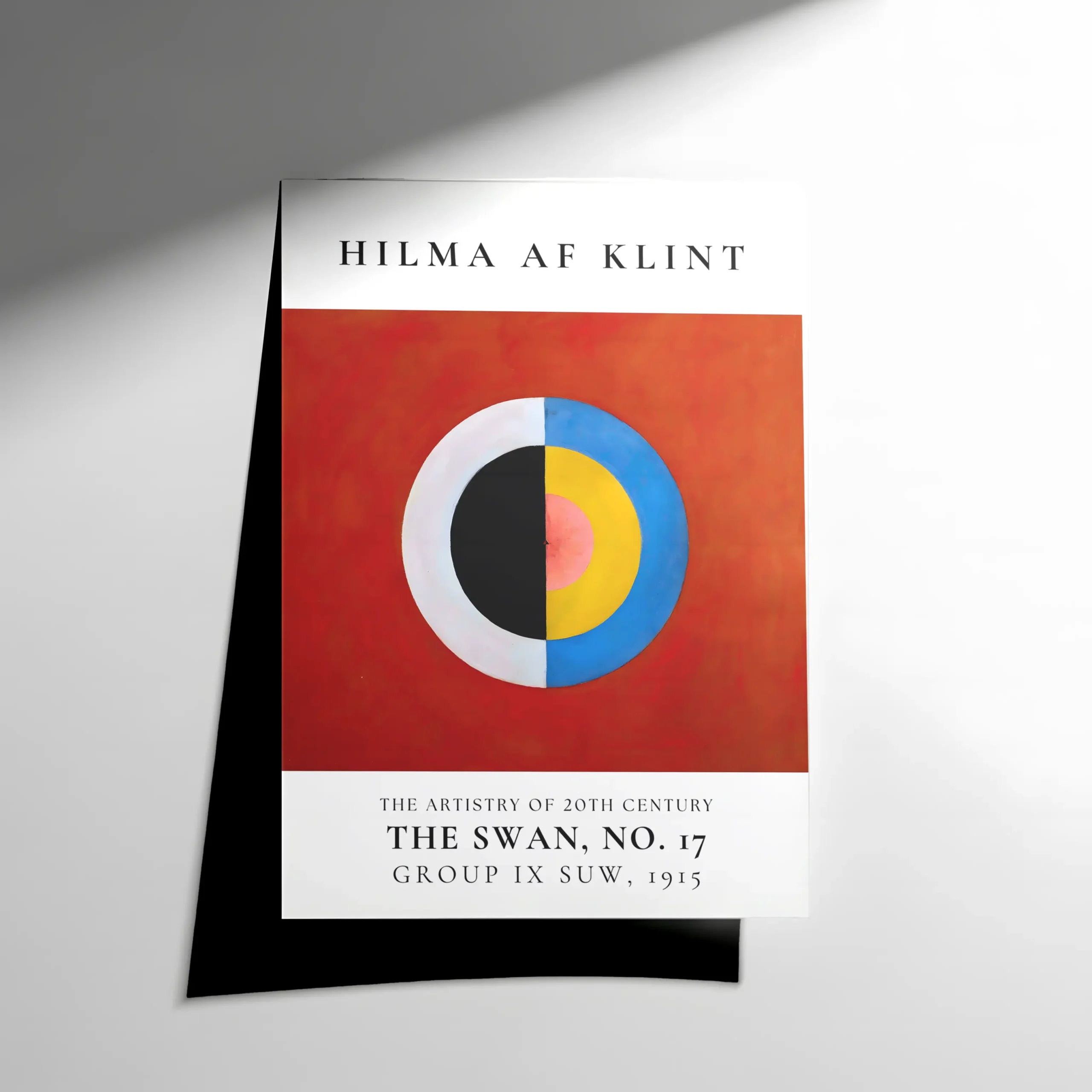 10236 Hilma af Klint – The Swan No. 17 Poster - Görsel 1