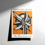 Fernand Léger – Une Fleur et Une Rone Poster