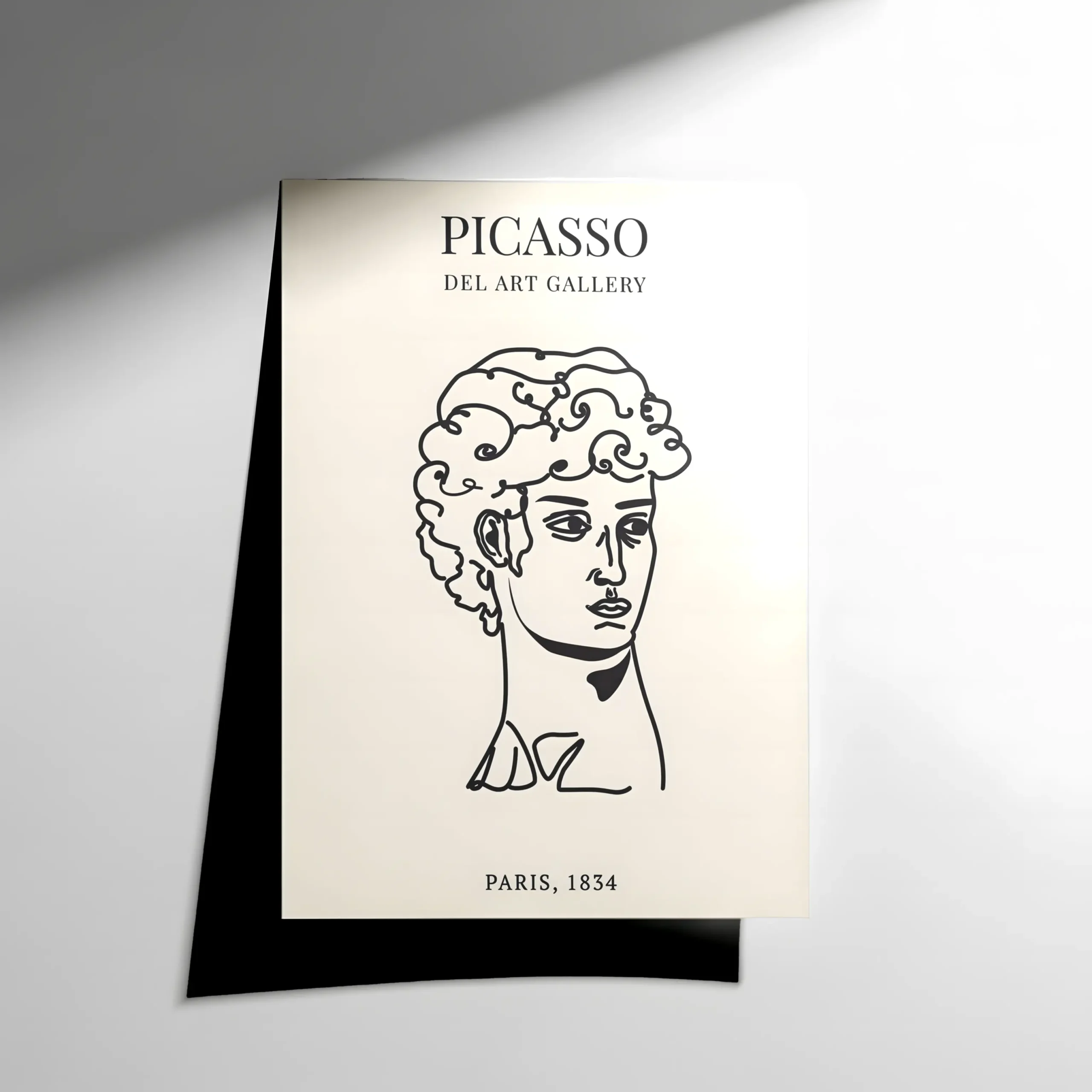 10259 Pablo Picasso – Del Art Gallery Paris 1834 Poster - Görsel 1