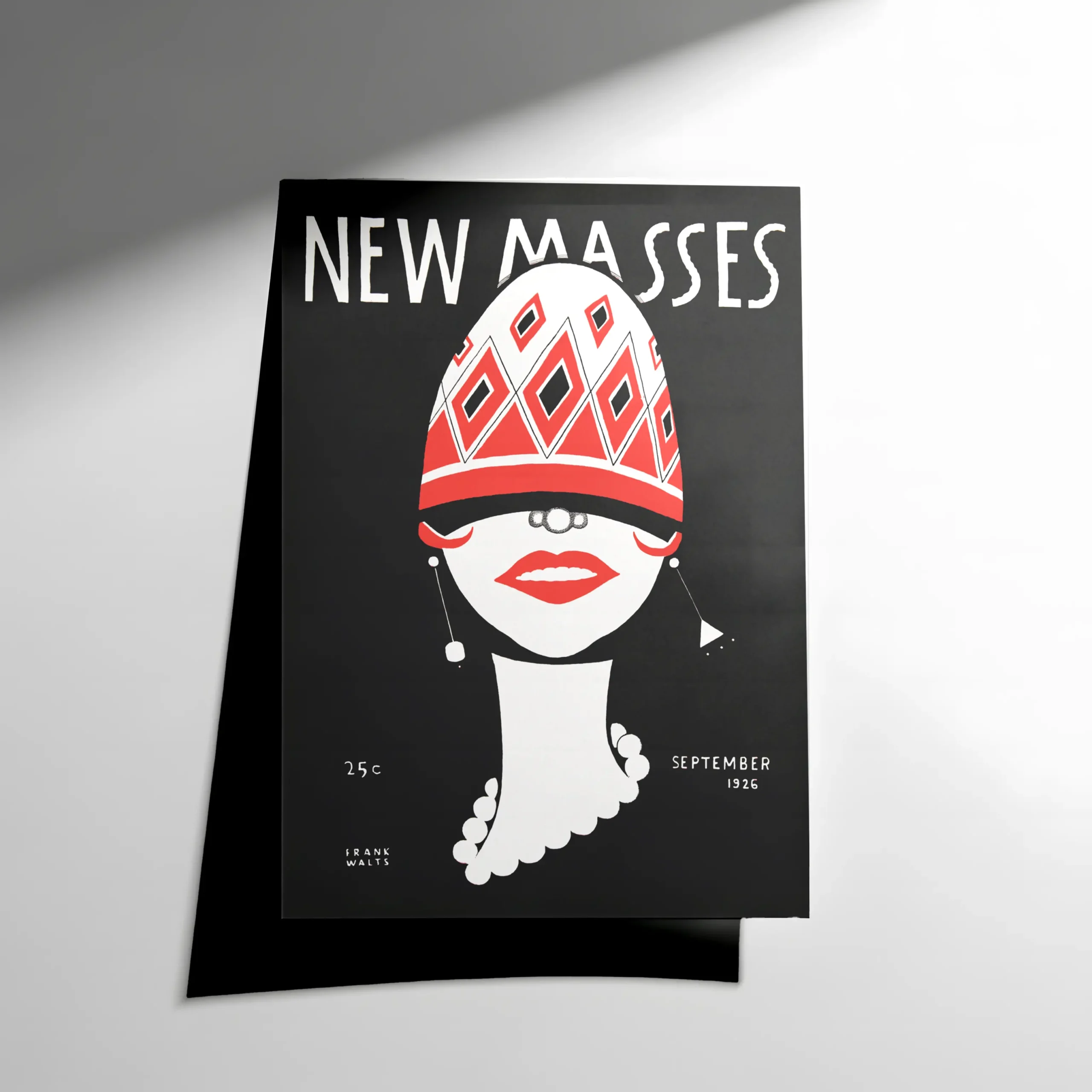 10267 New Masses – September 1926 Cover Poster - Görsel 1