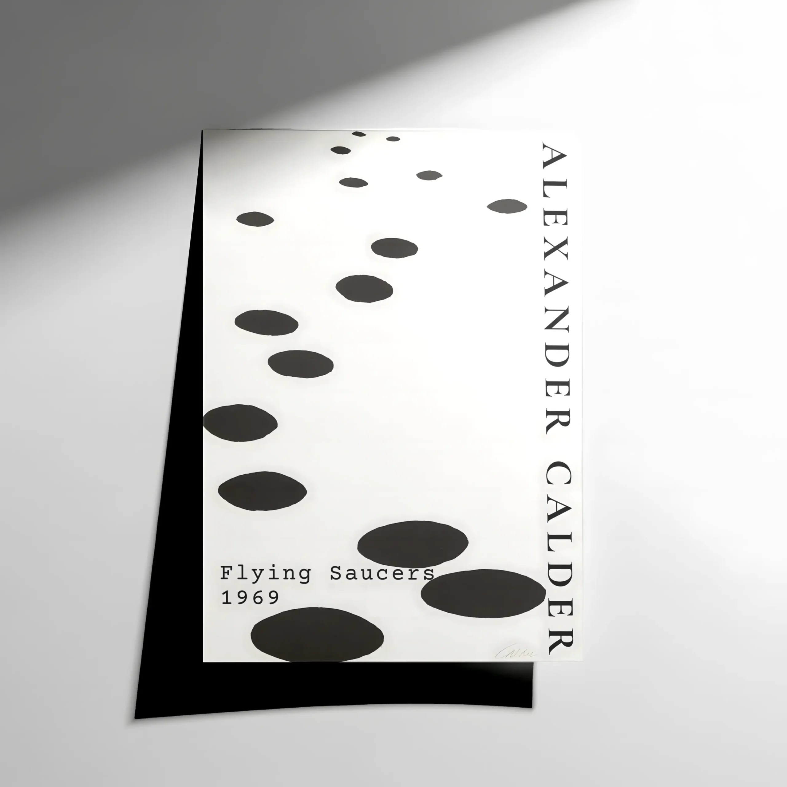 10271 Alexander Calder – Flying Saucers 1969 Poster - Görsel 1