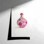 Floral Perfume Bottle Wall Art Poster