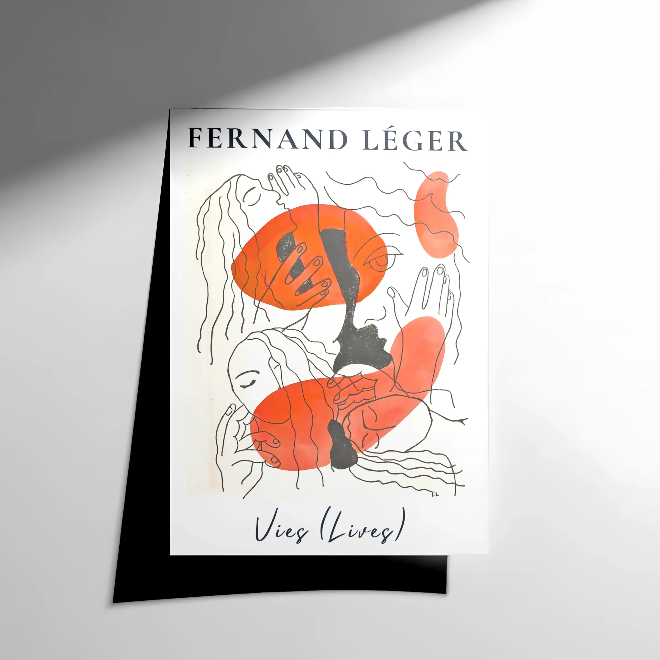 10276 Fernand Léger – Vies (Lives) Poster - Görsel 1
