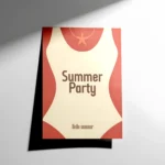 Summer Party Hello Summer Poster