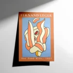 Fernand Léger – Sur Fond Bleu 1937 Poster