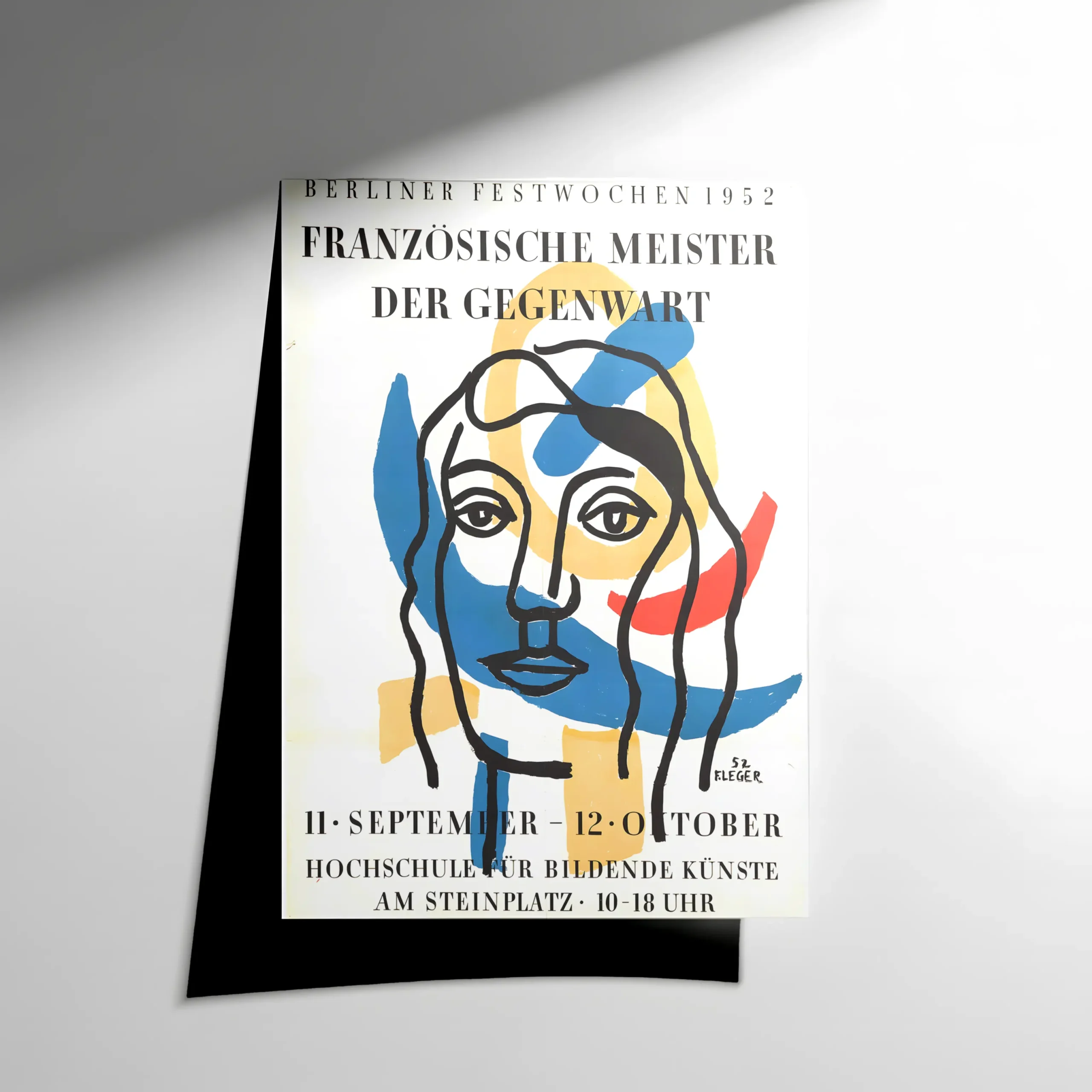 10300 Fernand Léger – Çağdaş Fransız Ustalar Poster - Görsel 1