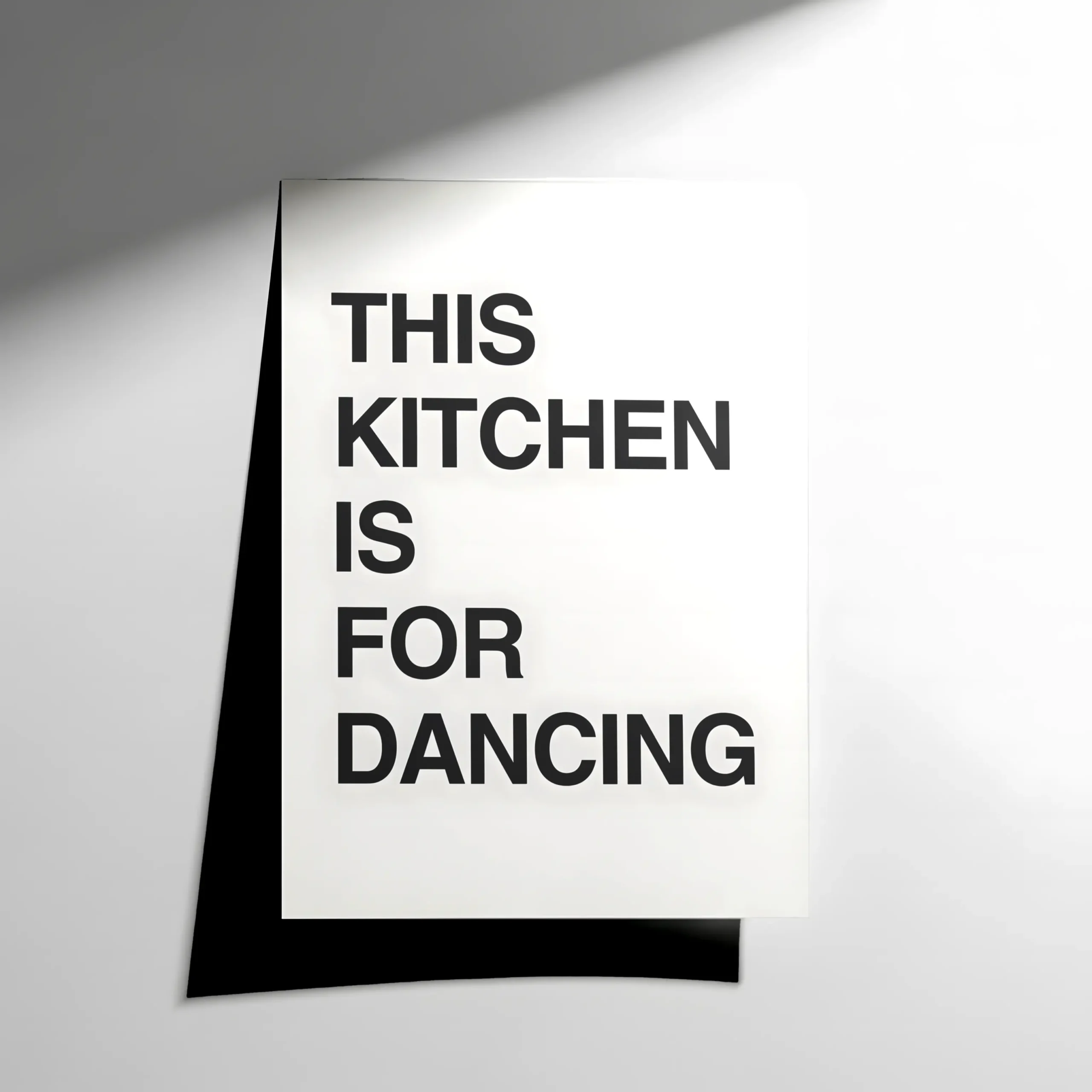 10344 This Kitchen Is for Dancing Poster - Görsel 1