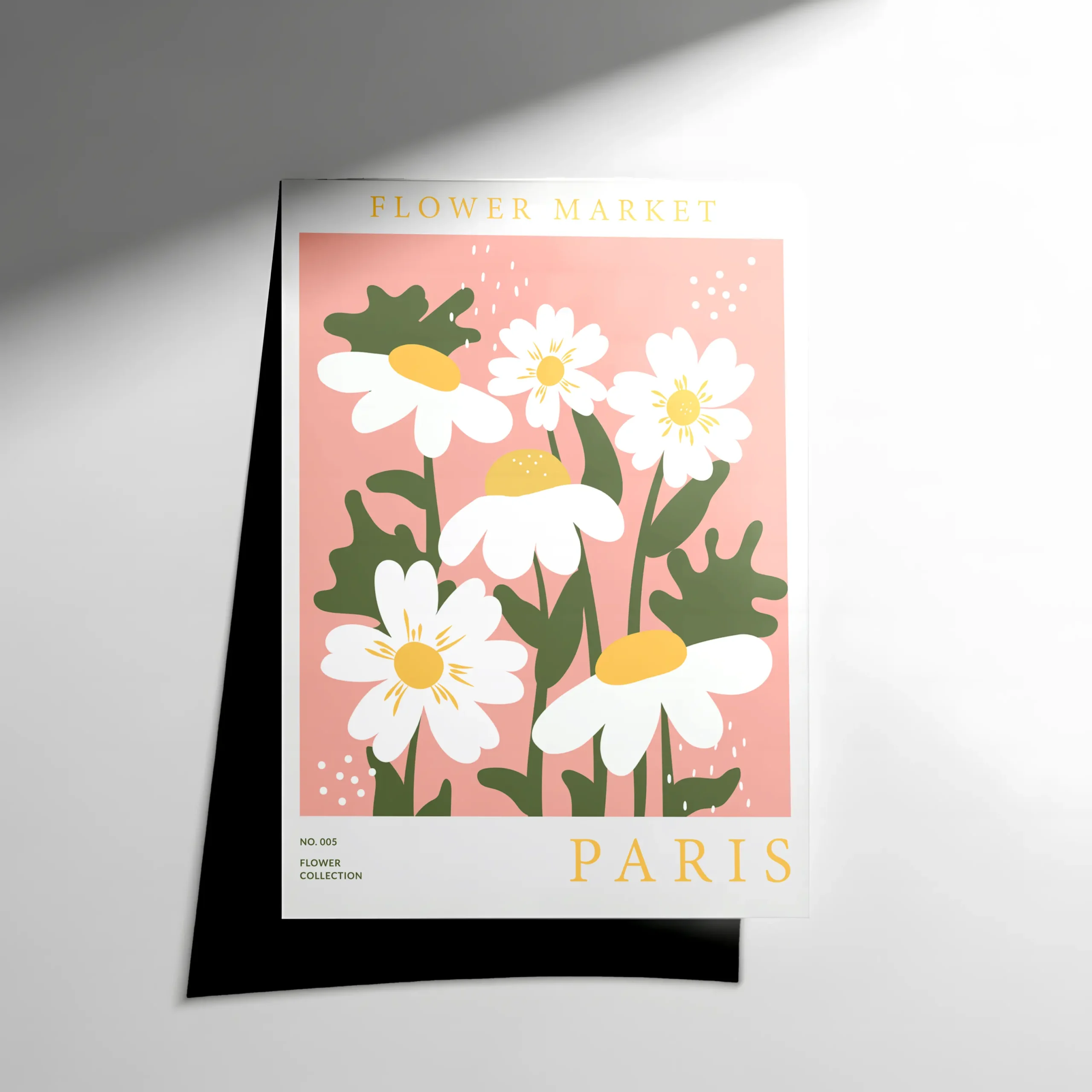 10346 The Flower Market Paris Poster - Görsel 1